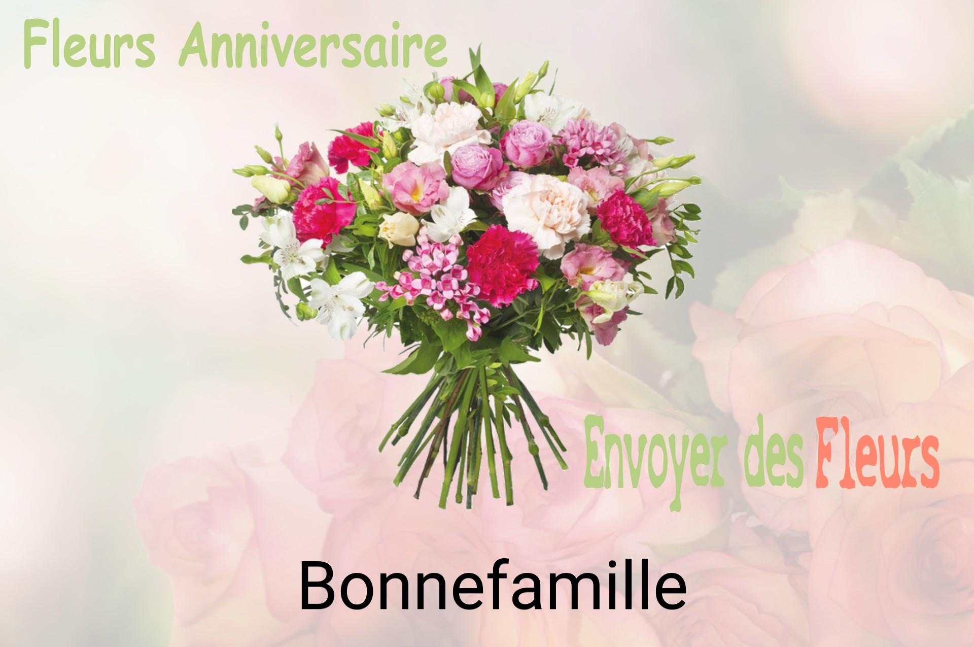 Bouquet de fleurs d’anniversaire livré à Bonnefamille
