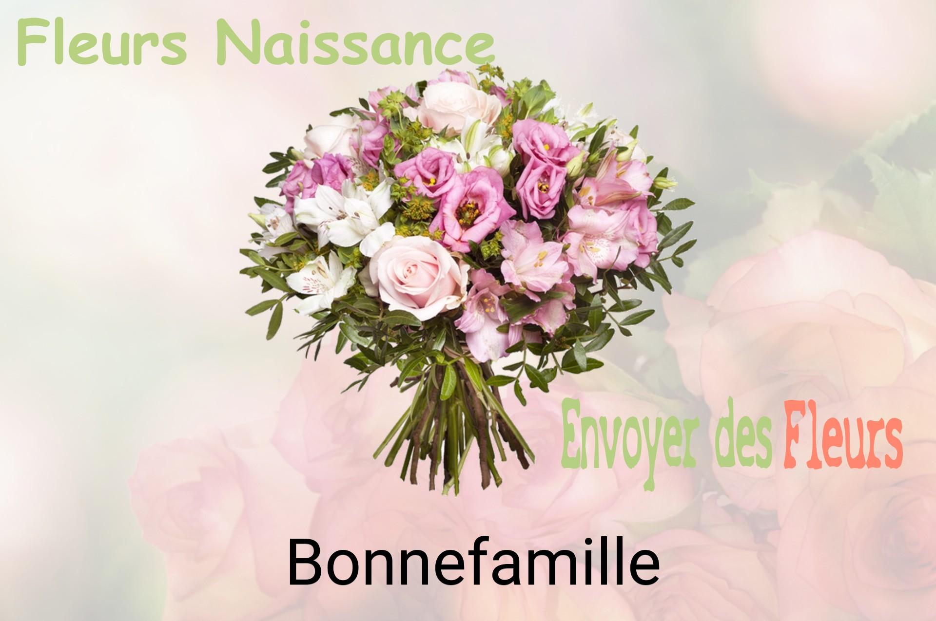 Bouquet de fleurs de naissance livré à Bonnefamille